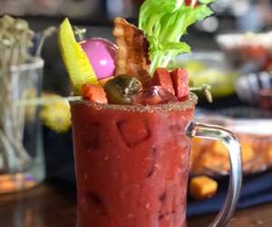 bloody mary with bacon
